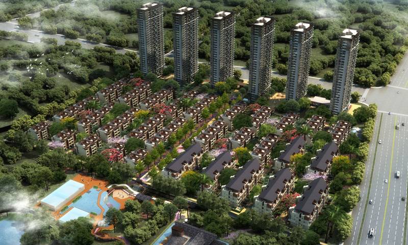 公司中標清涼山居三、四期消防工程